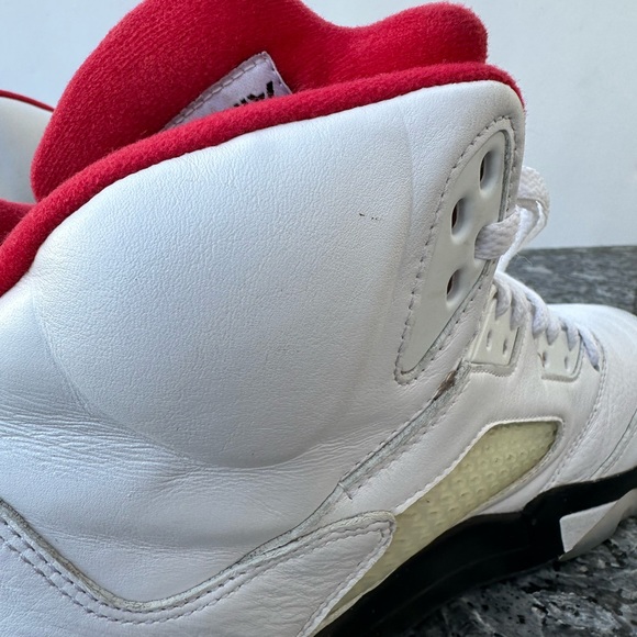 Nike Air Jordan 5 Retro Fire Red (2020) White Shoe Men\'s Size 12 DA1911-102 main image 10
